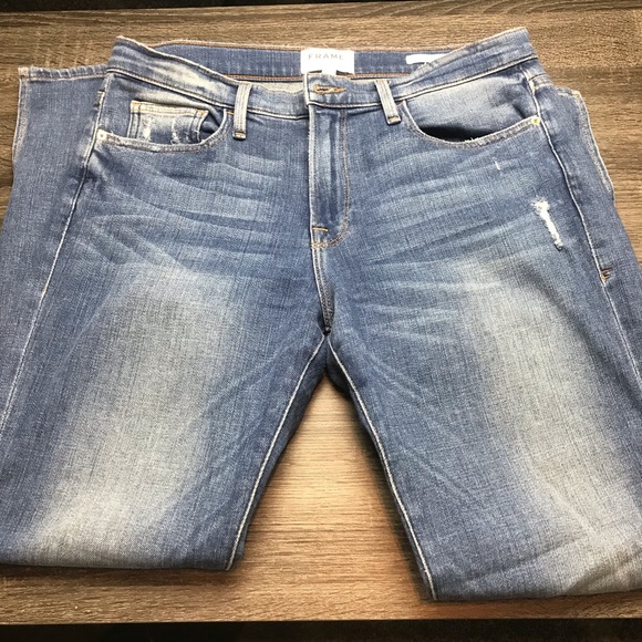 Frame jeans Le Boy cut with ankle zipper - Picture 7 of 15